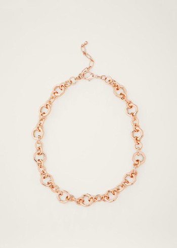 Phase Eight Chunky Chain Jewellery Rose/Gold USA | 9821306-SN